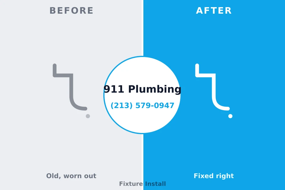 Before and after: plumbing company Covington, OH
